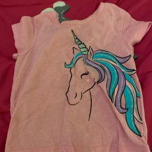Pink unicorn shirt